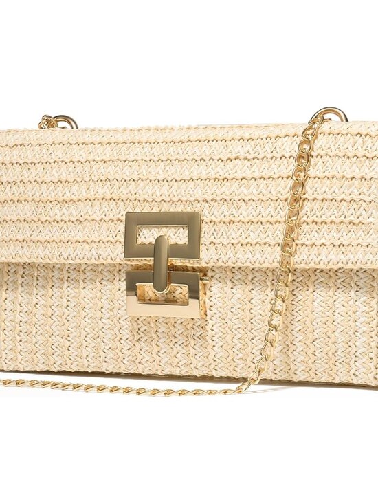 Handbags - CHUNLI Straw Purse Woven Beach Bag Summer Clutch Purse Boho Crossbody Bags for W